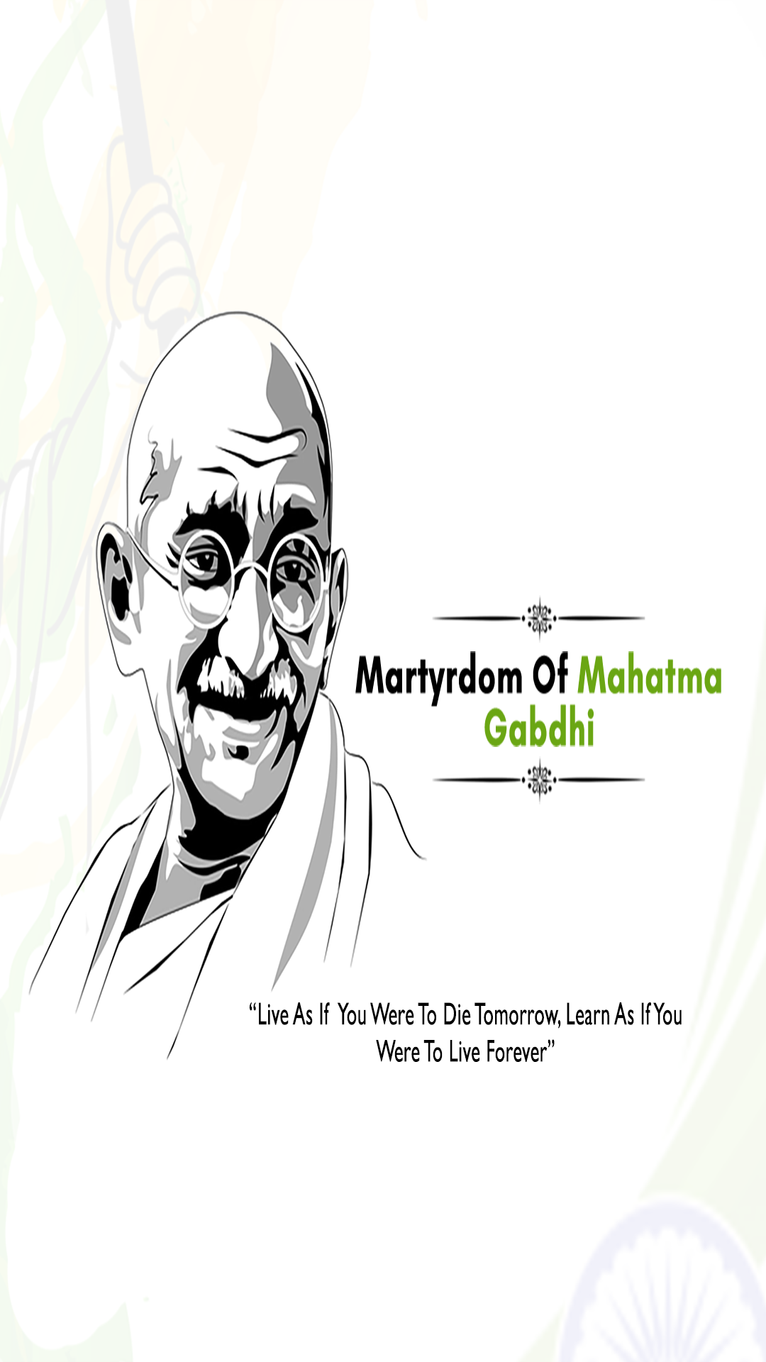 Mruty Divash Gandhiji